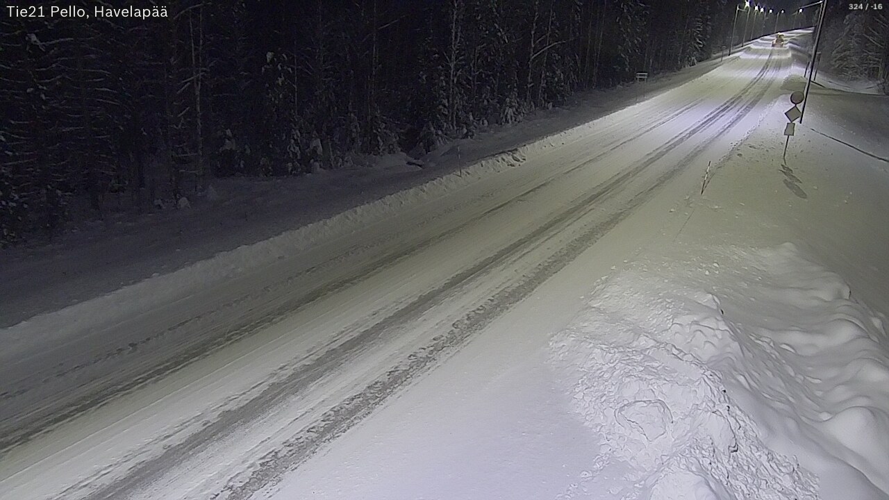 Kelikamerat Kuva Tie 21 Pello, Havelanpää, Pello, Lappi