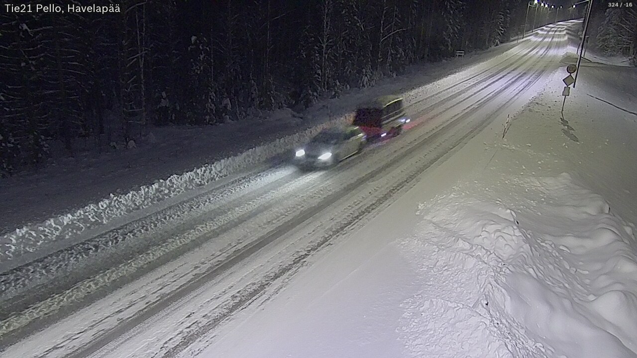 Kelikamerat Kuva Tie 21 Pello, Havelanpää, Pello, Lappi