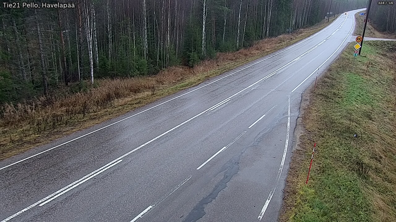 Kelikamerat Kuva Tie 21 Pello, Havelanpää, Pello, Lappi