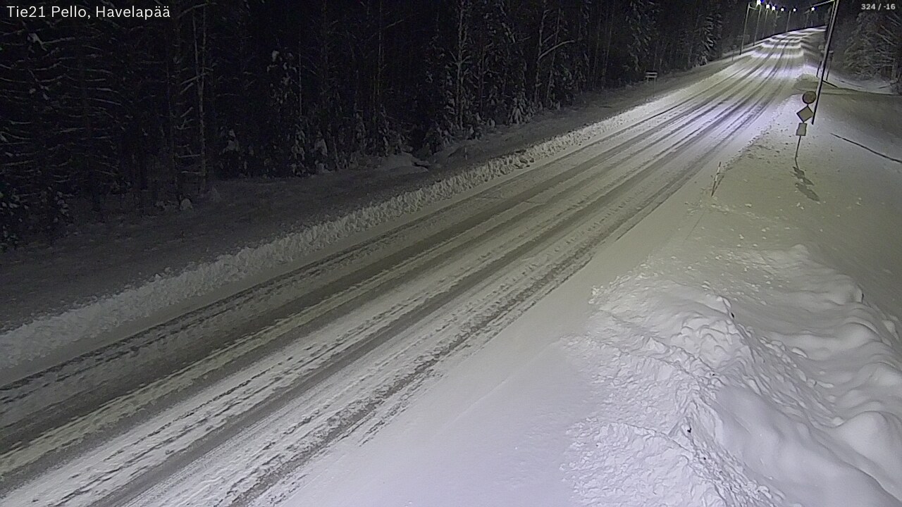 Kelikamerat Kuva Tie 21 Pello, Havelanpää, Pello, Lappi