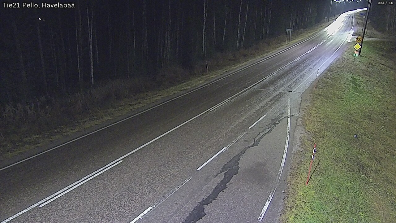 Kelikamerat Kuva Tie 21 Pello, Havelanpää, Pello, Lappi