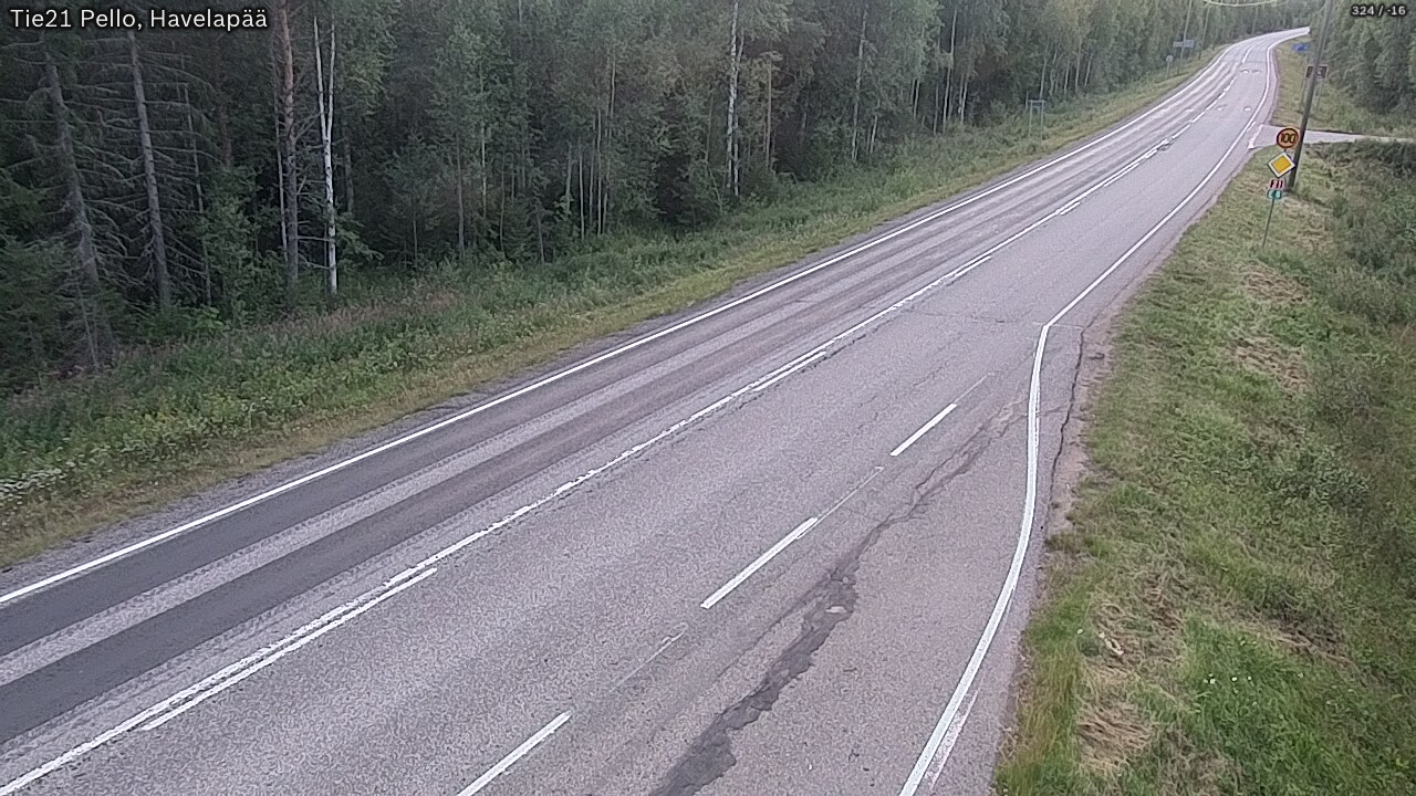 Kelikamerat Kuva Tie 21 Pello, Havelanpää, Pello, Lappi