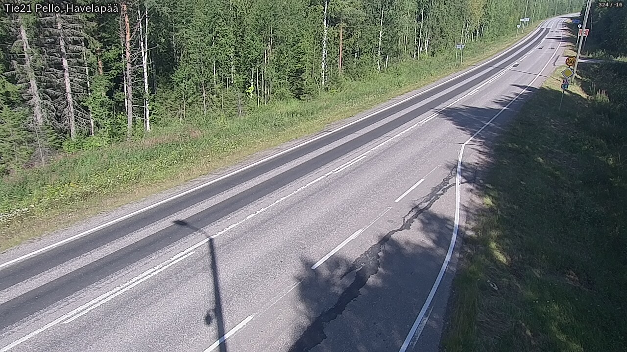 Weather Camera Image Road 21 Pello, Havelanpää, Pello, Lappi