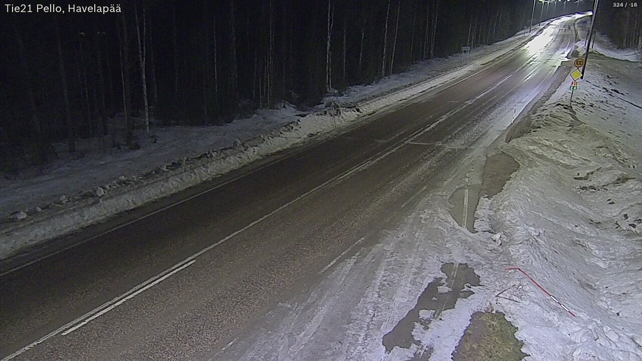 Kelikamerat Kuva Tie 21 Pello, Havelanpää, Pello, Lappi