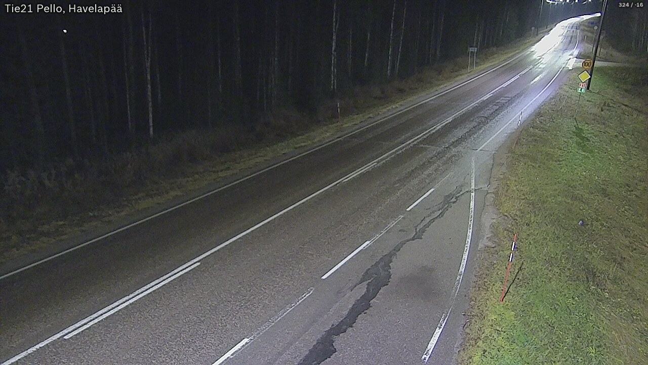 Kelikamerat Kuva Tie 21 Pello, Havelanpää, Pello, Lappi