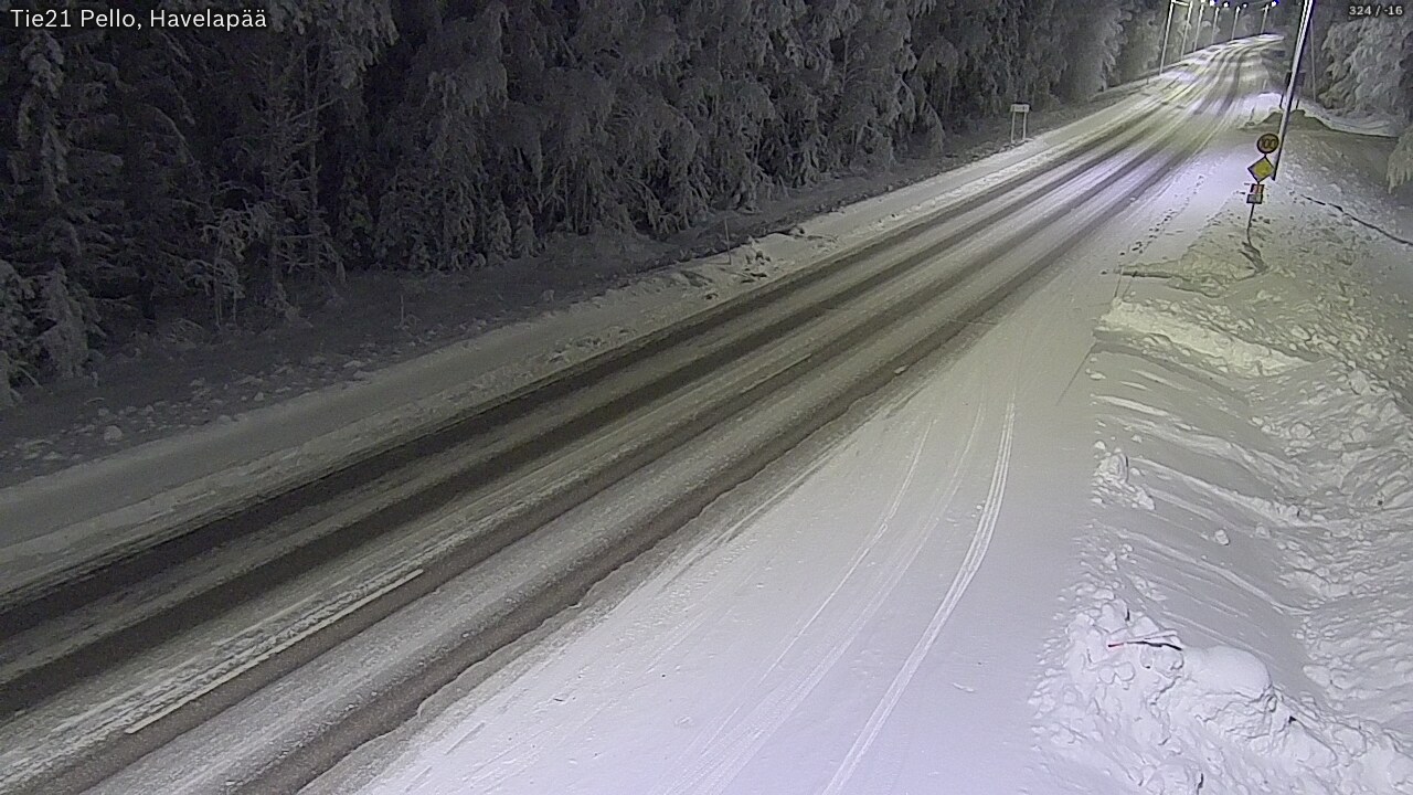 Kelikamerat Kuva Tie 21 Pello, Havelanpää, Pello, Lappi