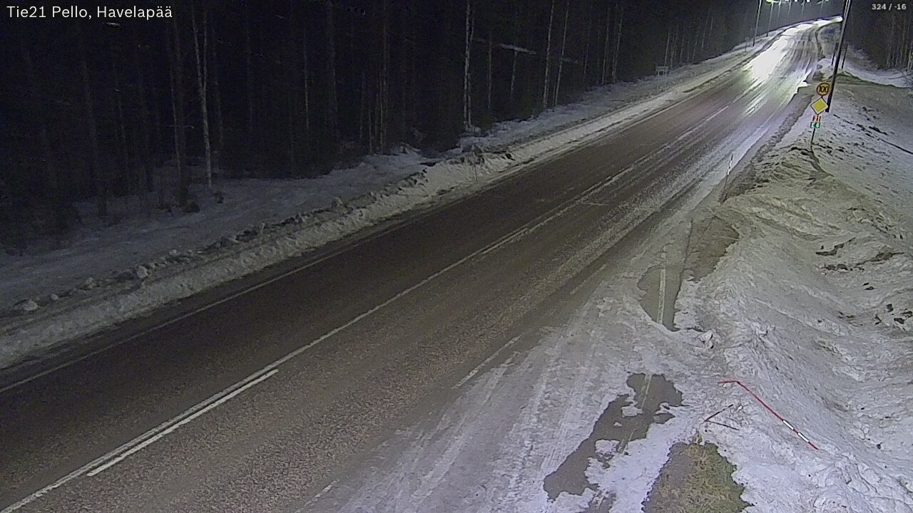 Kelikamerat Kuva Tie 21 Pello, Havelanpää, Pello, Lappi