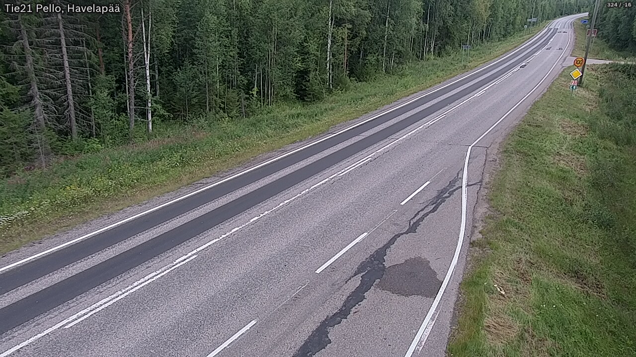 Kelikamerat Kuva Tie 21 Pello, Havelanpää, Pello, Lappi