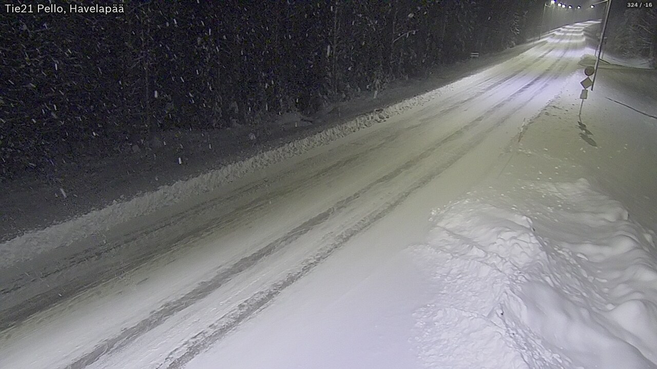 Kelikamerat Kuva Tie 21 Pello, Havelanpää, Pello, Lappi