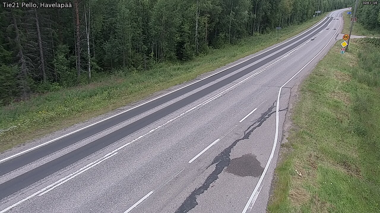 Kelikamerat Kuva Tie 21 Pello, Havelanpää, Pello, Lappi