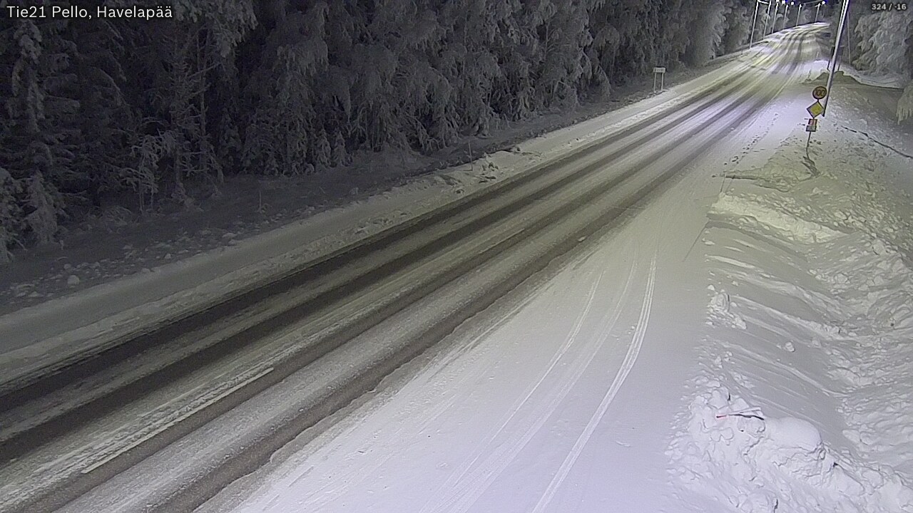 Kelikamerat Kuva Tie 21 Pello, Havelanpää, Pello, Lappi