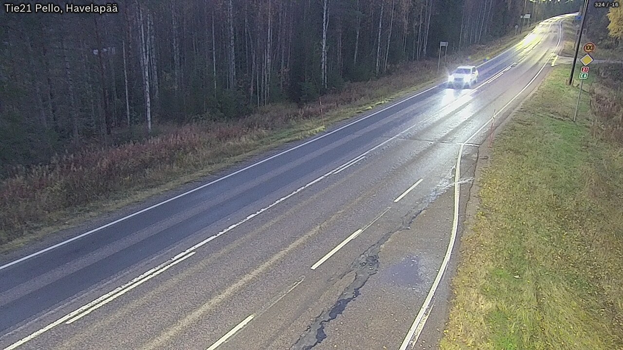 Kelikamerat Kuva Tie 21 Pello, Havelanpää, Pello, Lappi