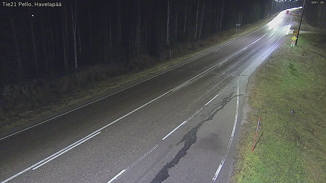 Kelikamerat Kuva Tie 21 Pello, Havelanpää, Pello, Lappi