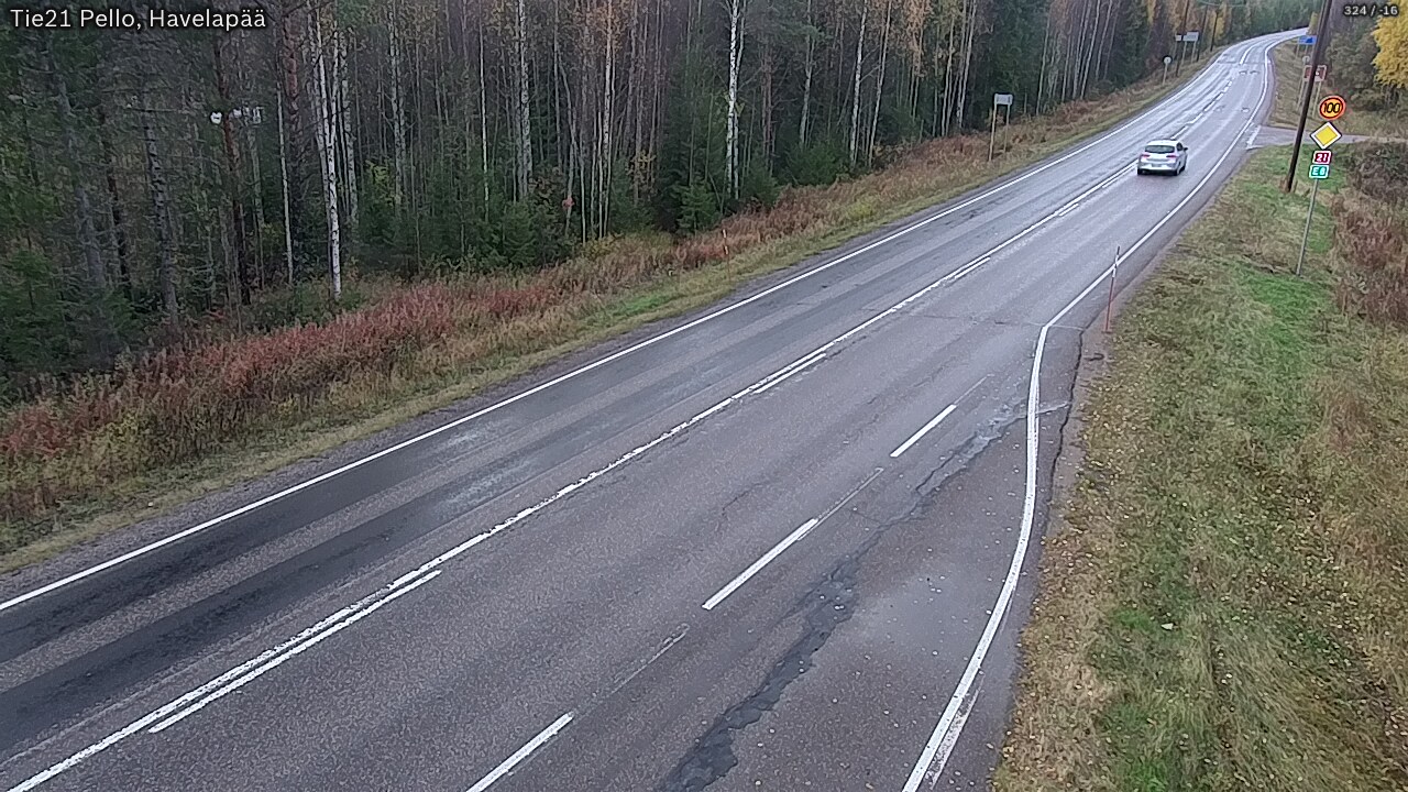 Kelikamerat Kuva Tie 21 Pello, Havelanpää, Pello, Lappi