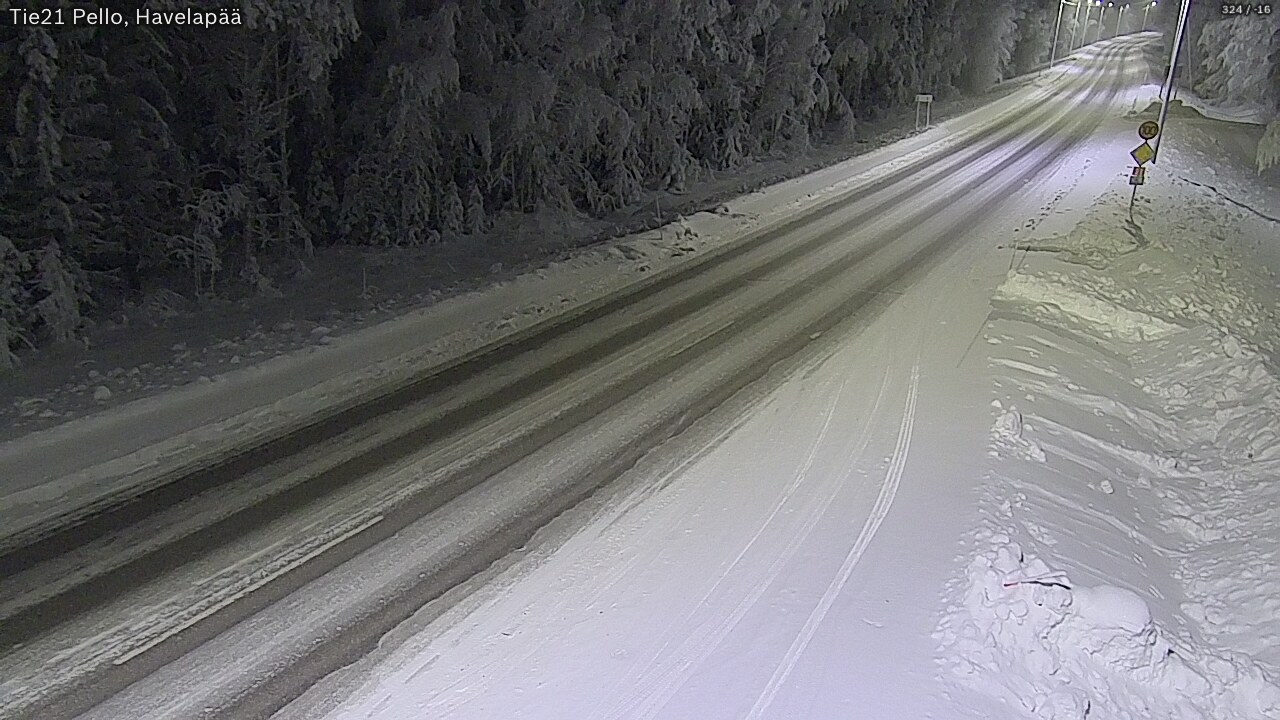 Kelikamerat Kuva Tie 21 Pello, Havelanpää, Pello, Lappi