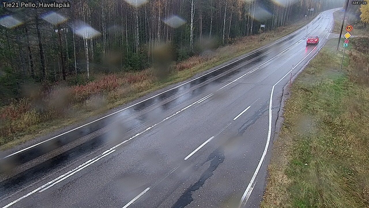 Kelikamerat Kuva Tie 21 Pello, Havelanpää, Pello, Lappi