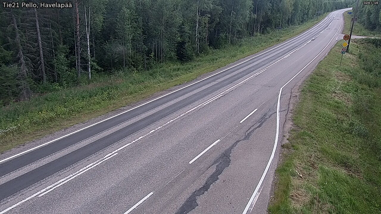 Kelikamerat Kuva Tie 21 Pello, Havelanpää, Pello, Lappi