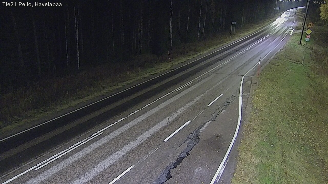 Kelikamerat Kuva Tie 21 Pello, Havelanpää, Pello, Lappi