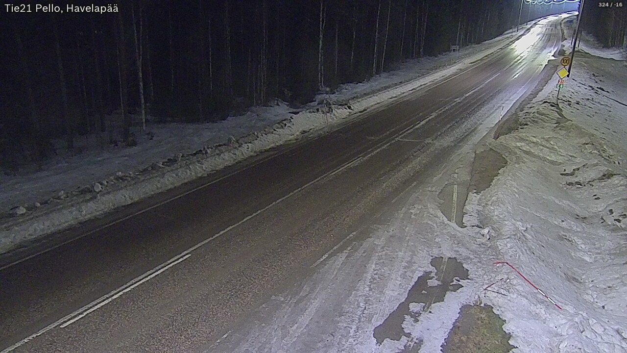 Kelikamerat Kuva Tie 21 Pello, Havelanpää, Pello, Lappi