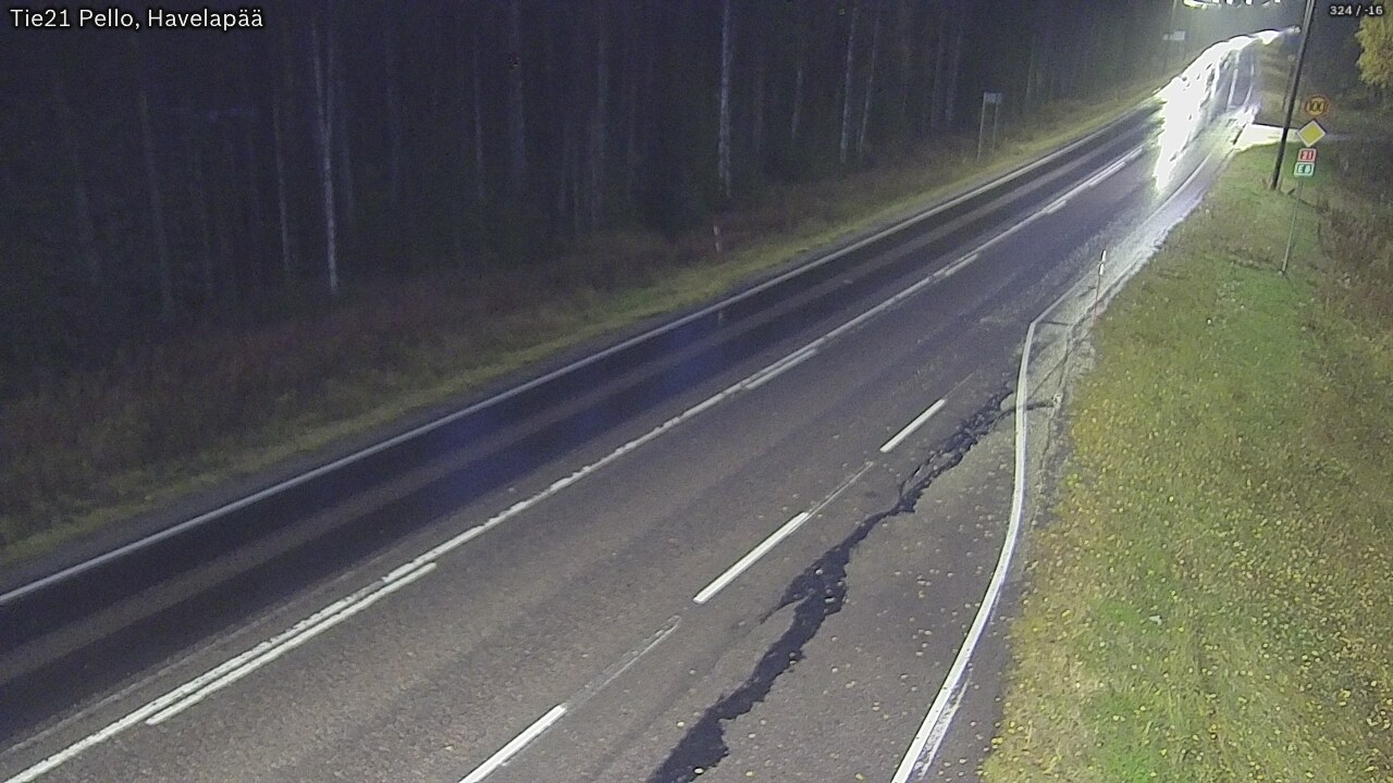 Kelikamerat Kuva Tie 21 Pello, Havelanpää, Pello, Lappi