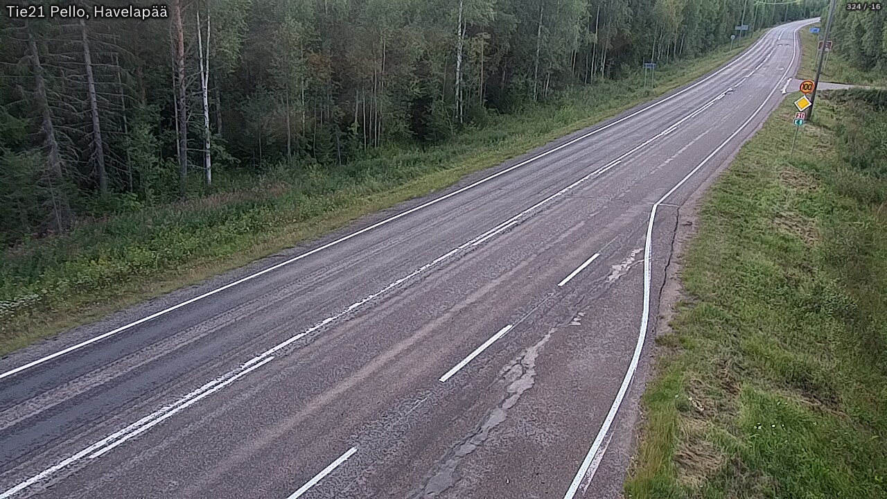 Kelikamerat Kuva Tie 21 Pello, Havelanpää, Pello, Lappi