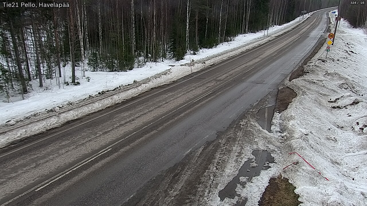 Kelikamerat Kuva Tie 21 Pello, Havelanpää, Pello, Lappi