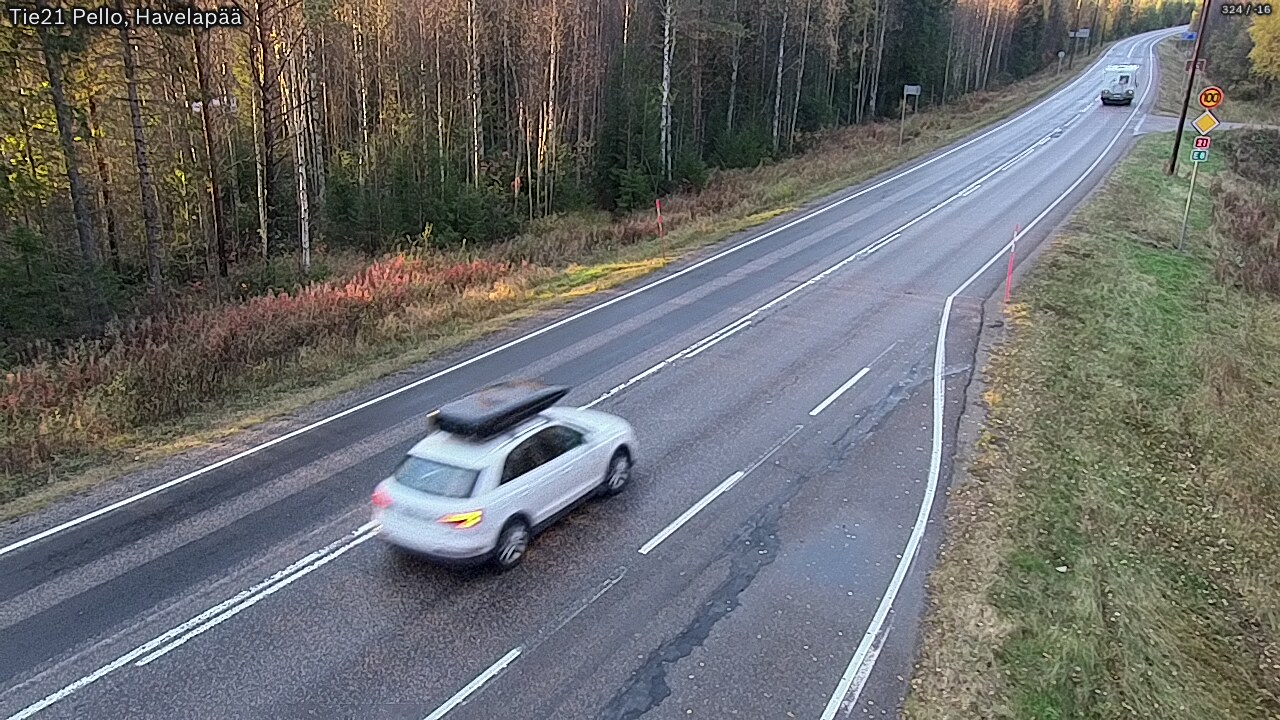 Kelikamerat Kuva Tie 21 Pello, Havelanpää, Pello, Lappi