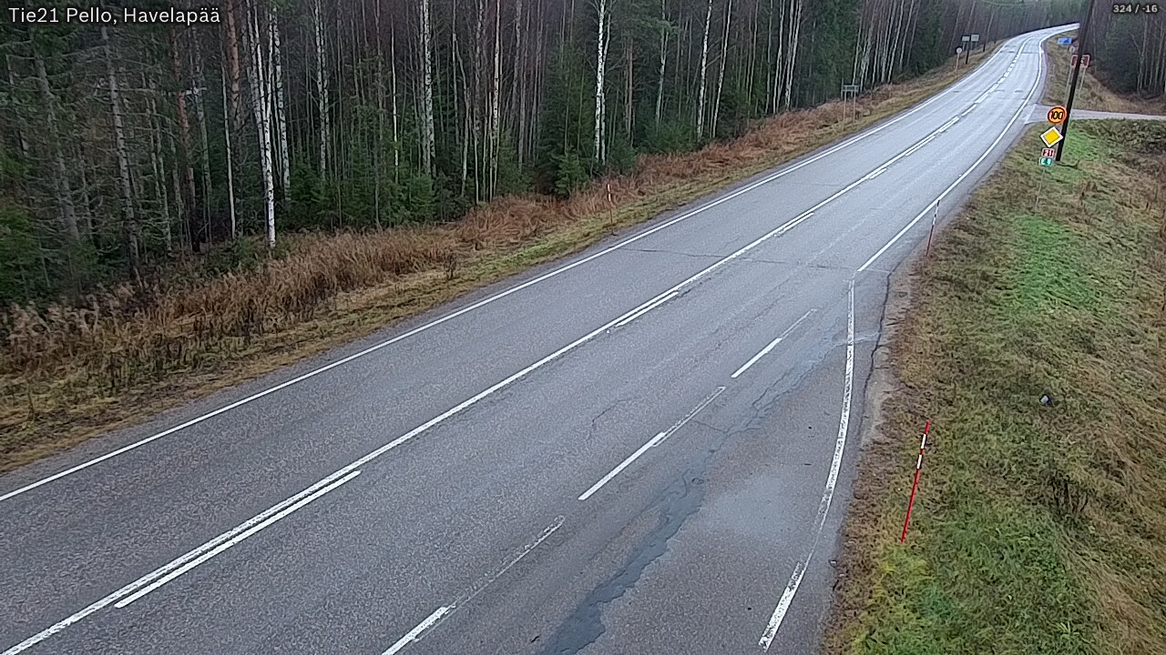 Kelikamerat Kuva Tie 21 Pello, Havelanpää, Pello, Lappi