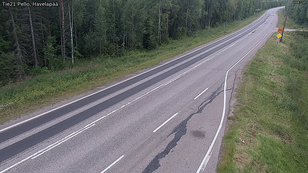 Kelikamerat Kuva Tie 21 Pello, Havelanpää, Pello, Lappi
