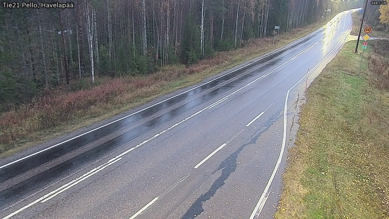 Kelikamerat Kuva Tie 21 Pello, Havelanpää, Pello, Lappi