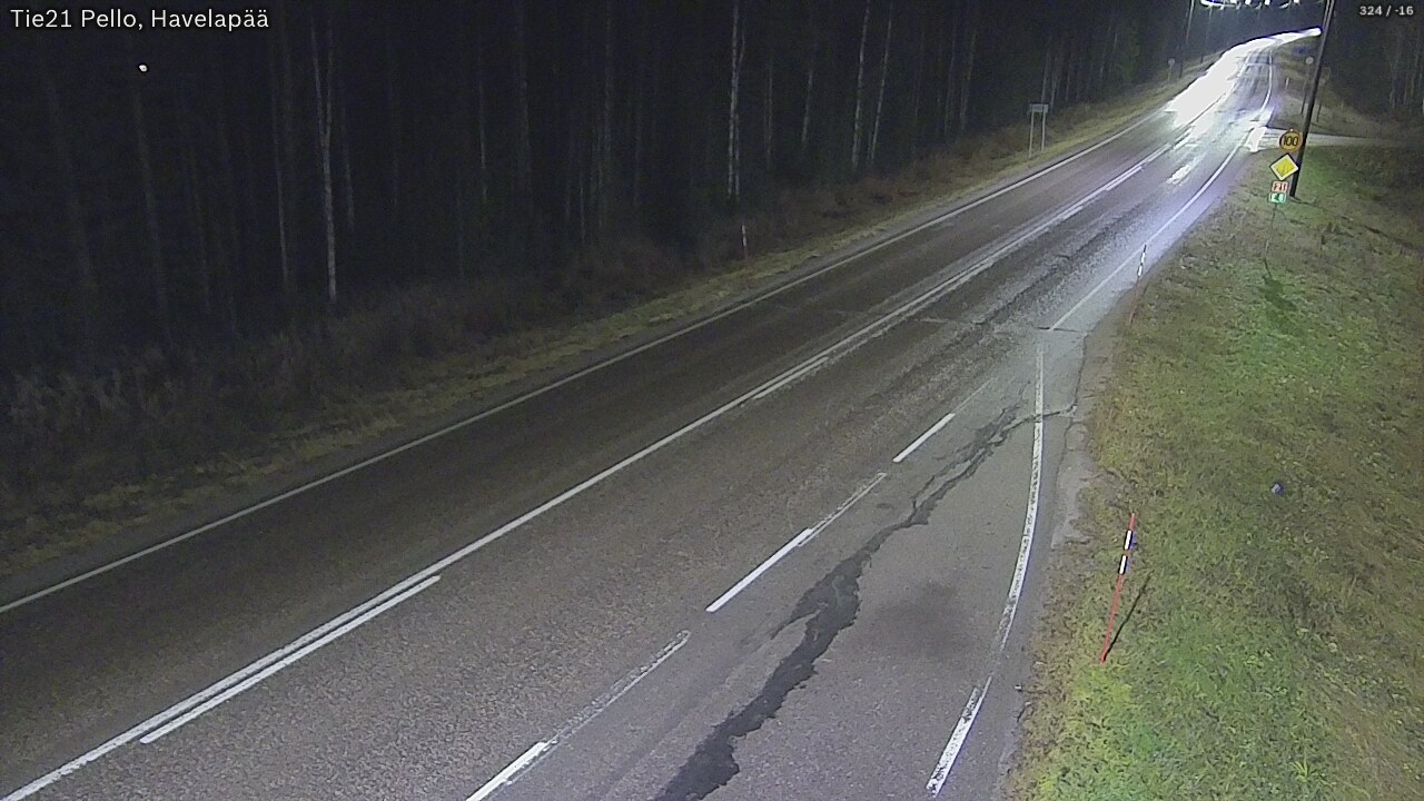 Kelikamerat Kuva Tie 21 Pello, Havelanpää, Pello, Lappi