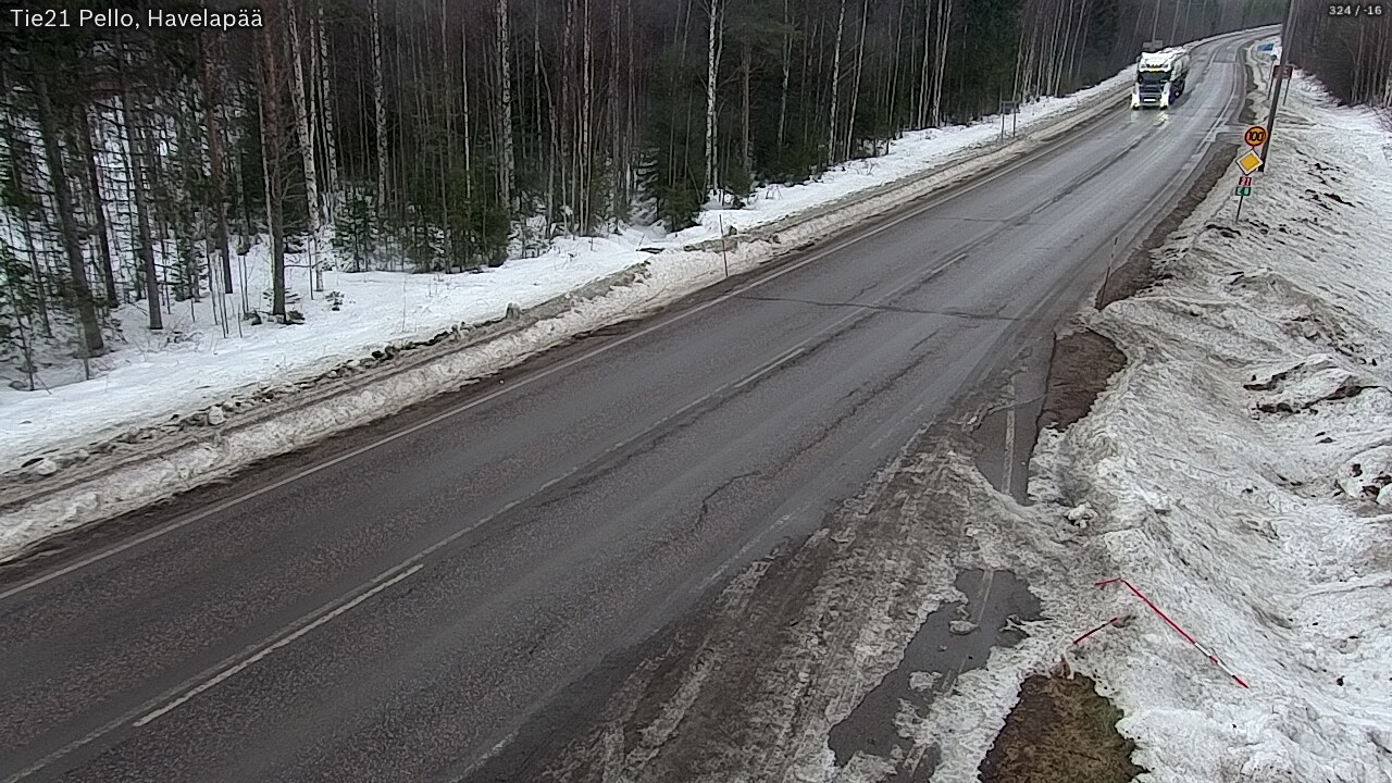 Kelikamerat Kuva Tie 21 Pello, Havelanpää, Pello, Lappi