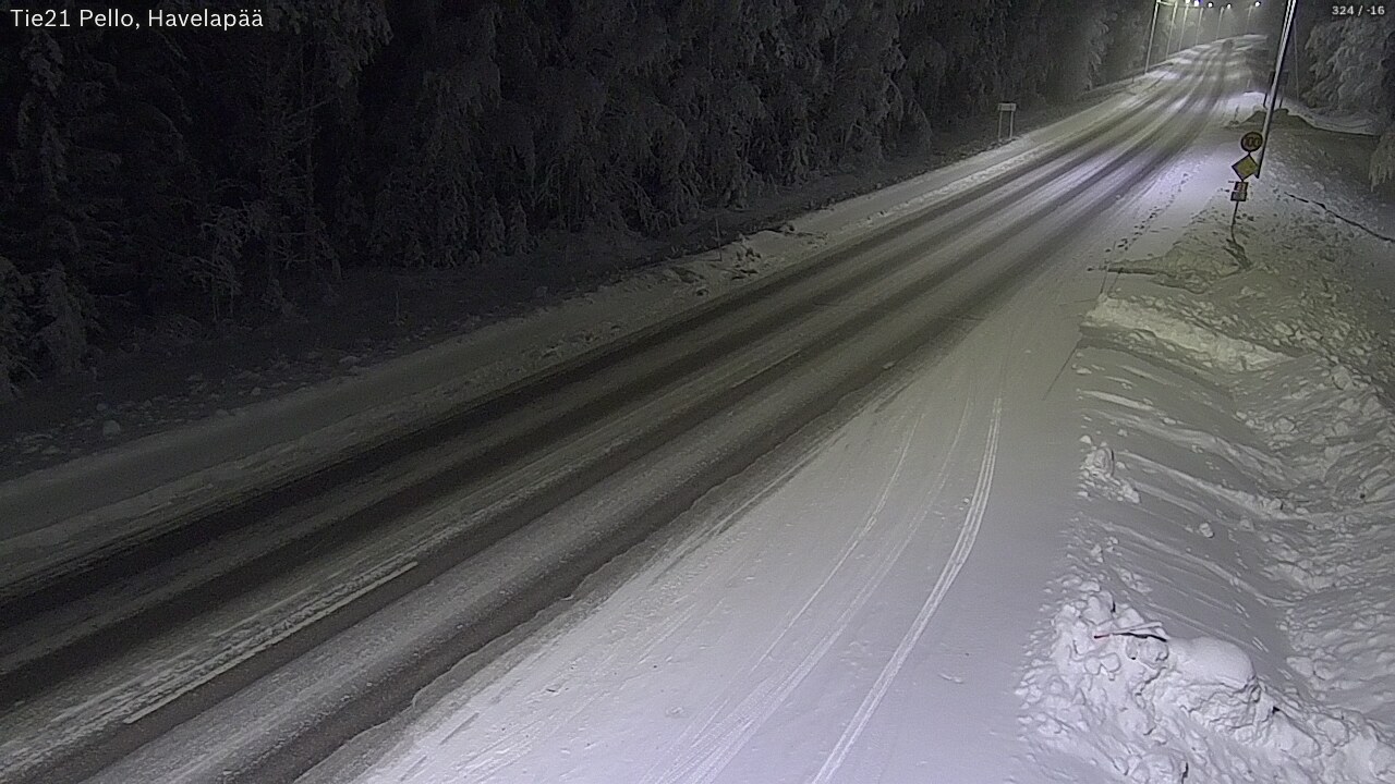 Kelikamerat Kuva Tie 21 Pello, Havelanpää, Pello, Lappi