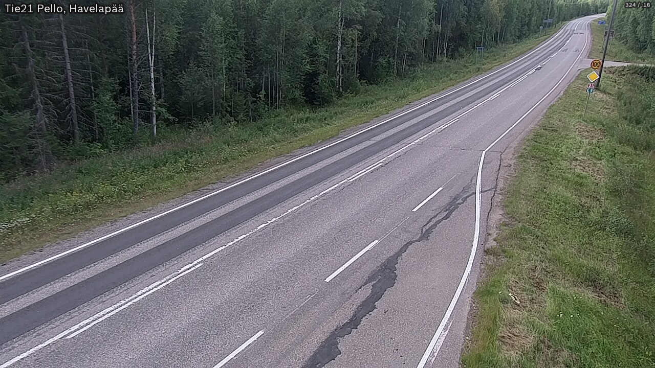 Kelikamerat Kuva Tie 21 Pello, Havelanpää, Pello, Lappi