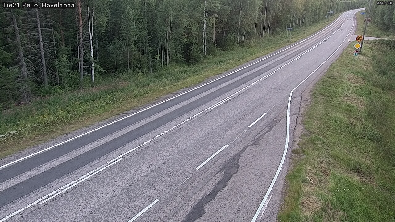 Kelikamerat Kuva Tie 21 Pello, Havelanpää, Pello, Lappi
