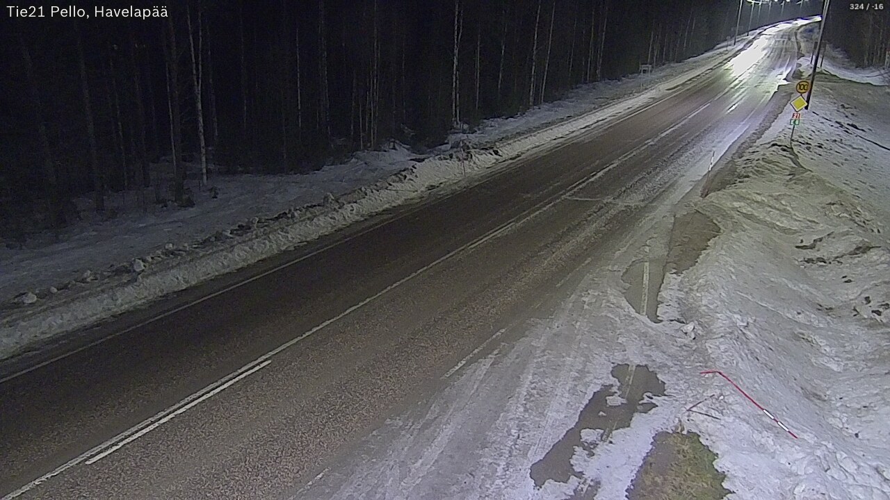 Kelikamerat Kuva Tie 21 Pello, Havelanpää, Pello, Lappi