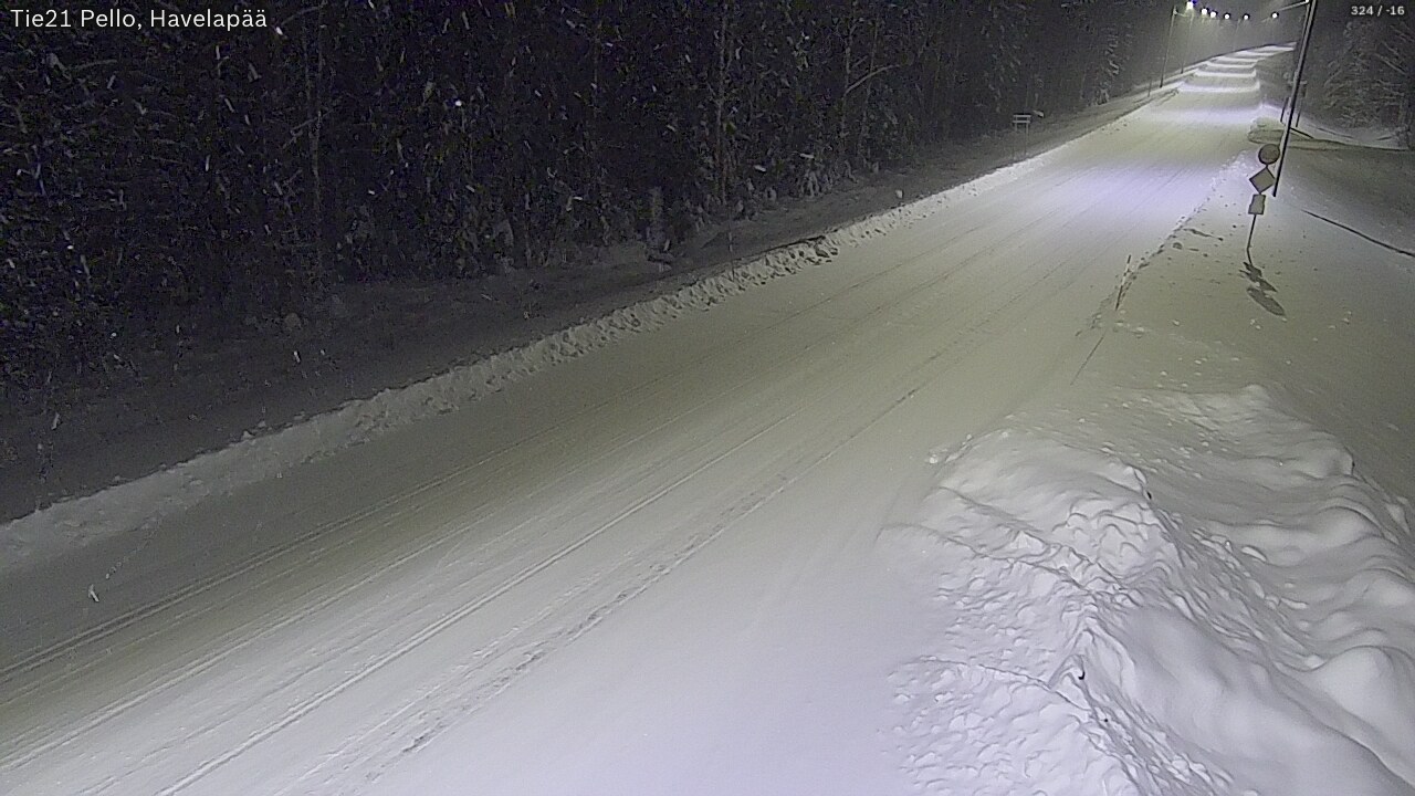 Kelikamerat Kuva Tie 21 Pello, Havelanpää, Pello, Lappi