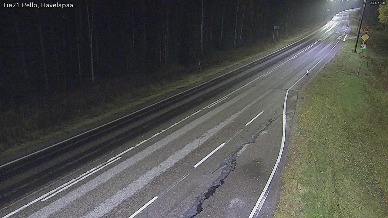 Kelikamerat Kuva Tie 21 Pello, Havelanpää, Pello, Lappi