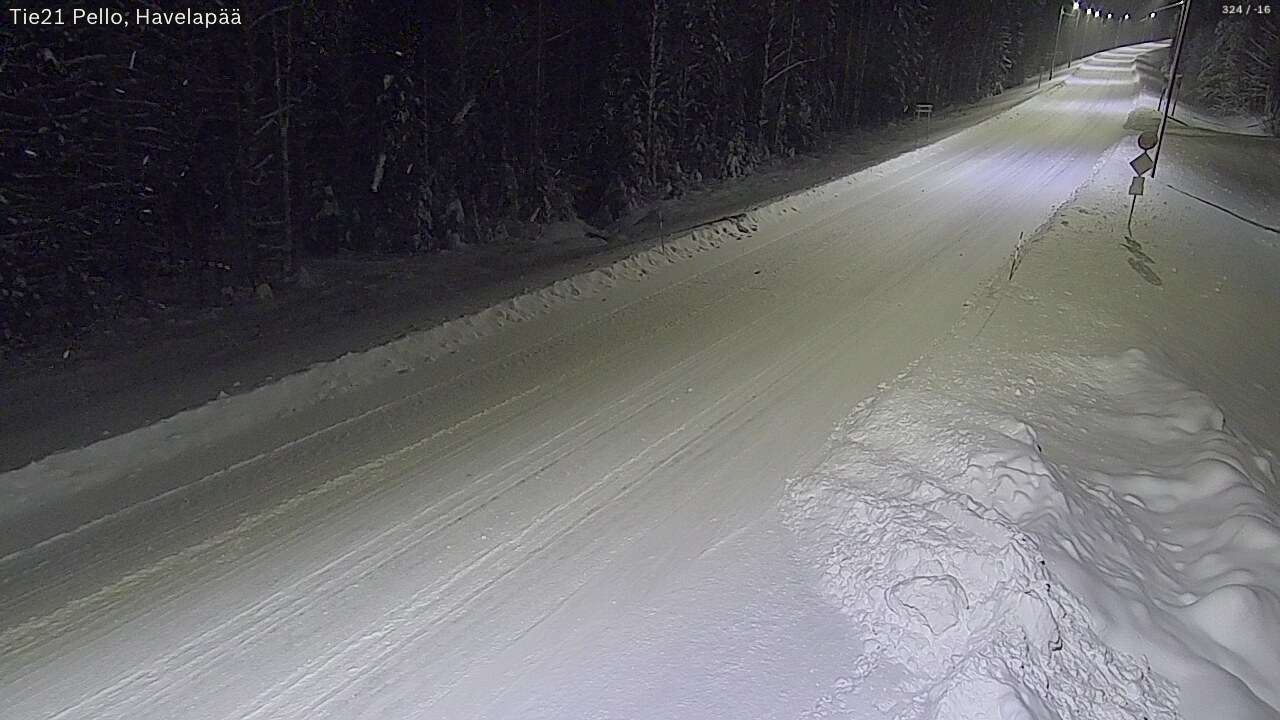 Kelikamerat Kuva Tie 21 Pello, Havelanpää, Pello, Lappi