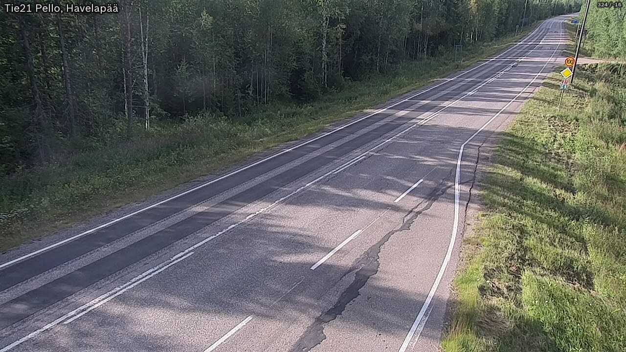 Kelikamerat Kuva Tie 21 Pello, Havelanpää, Pello, Lappi