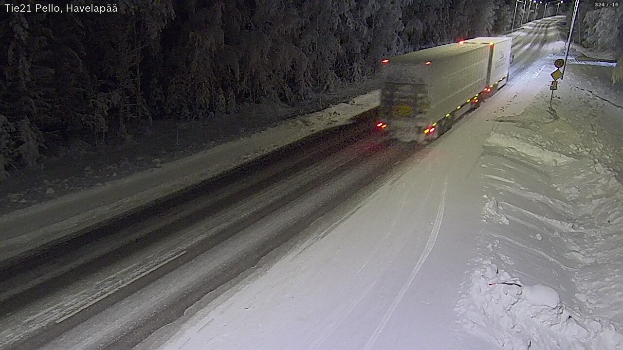 Kelikamerat Kuva Tie 21 Pello, Havelanpää, Pello, Lappi