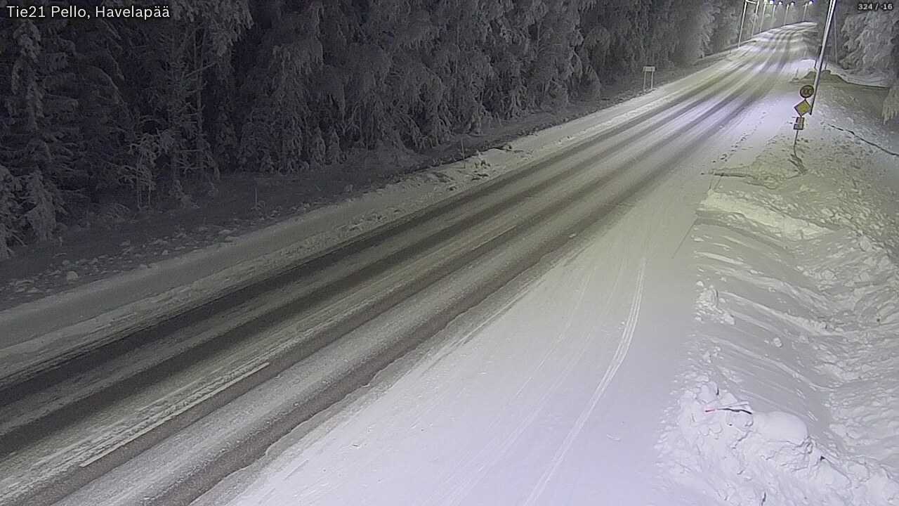 Kelikamerat Kuva Tie 21 Pello, Havelanpää, Pello, Lappi