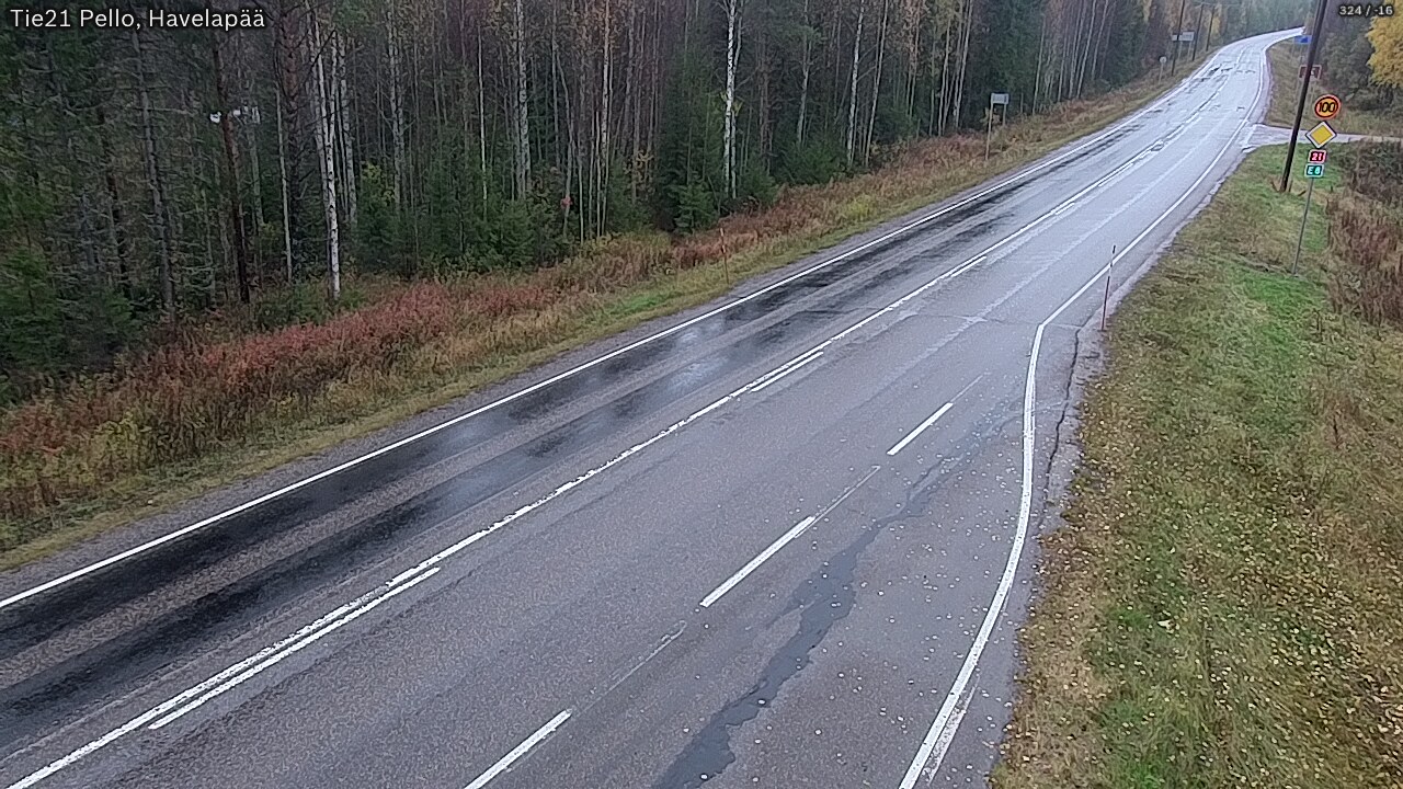 Weather Camera Image Road 21 Pello, Havelanpää, Pello, Lappi