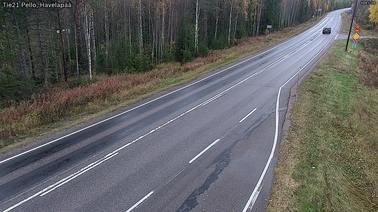 Kelikamerat Kuva Tie 21 Pello, Havelanpää, Pello, Lappi