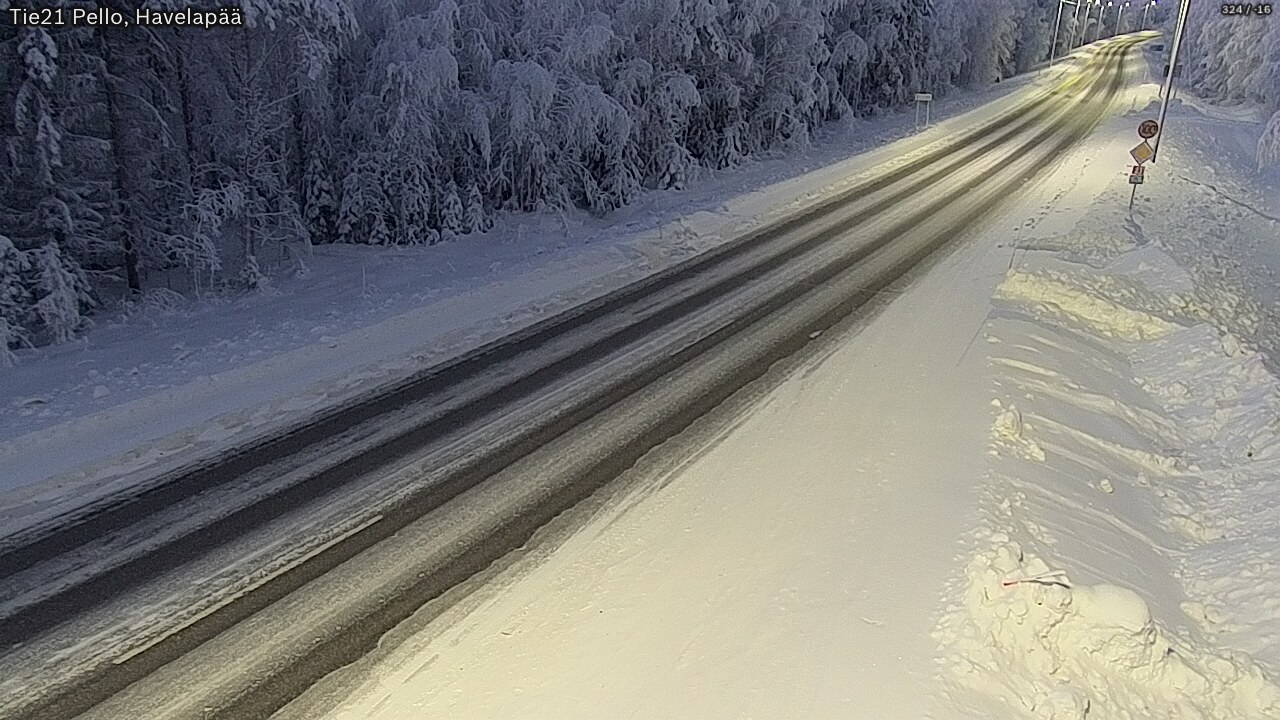 Kelikamerat Kuva Tie 21 Pello, Havelanpää, Pello, Lappi