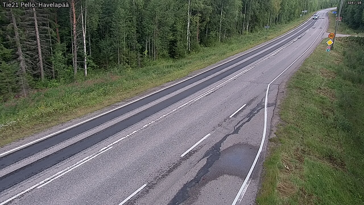 Kelikamerat Kuva Tie 21 Pello, Havelanpää, Pello, Lappi