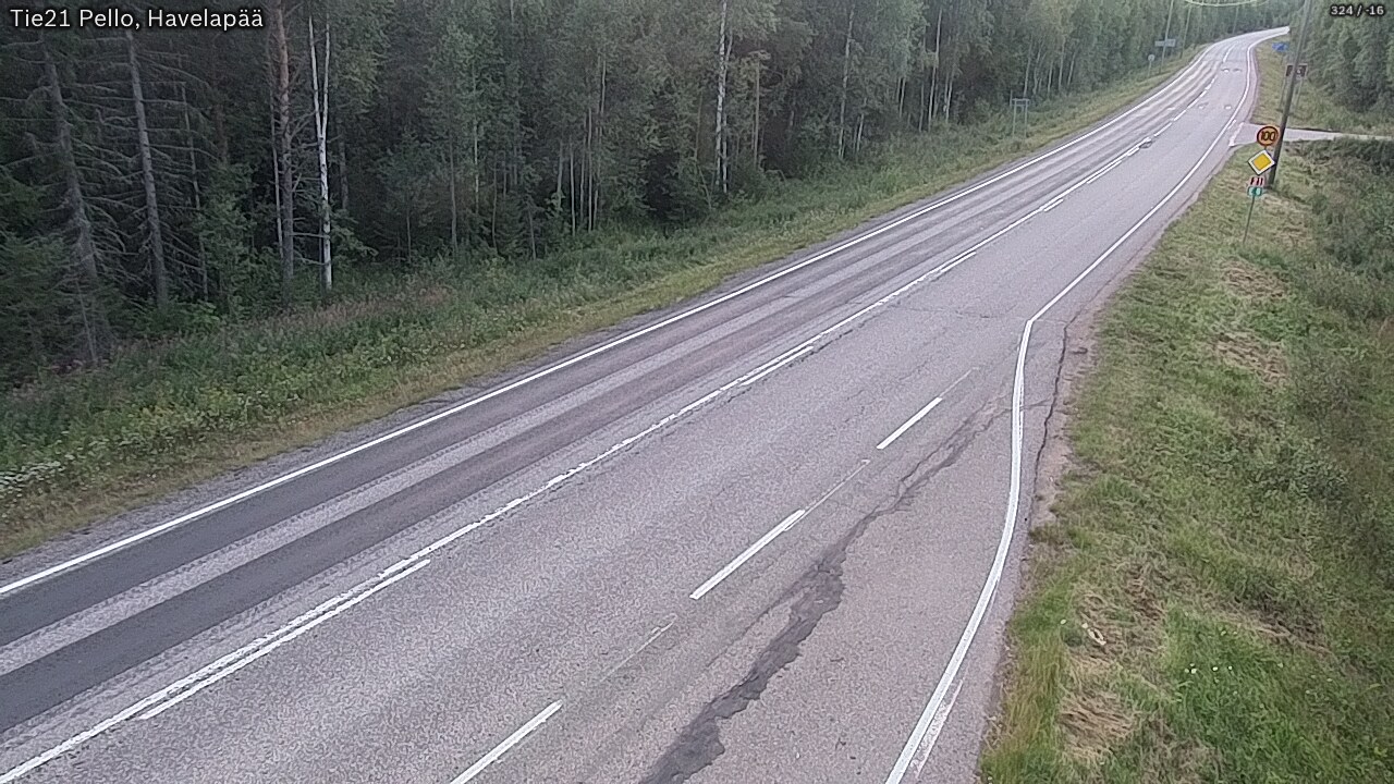 Kelikamerat Kuva Tie 21 Pello, Havelanpää, Pello, Lappi