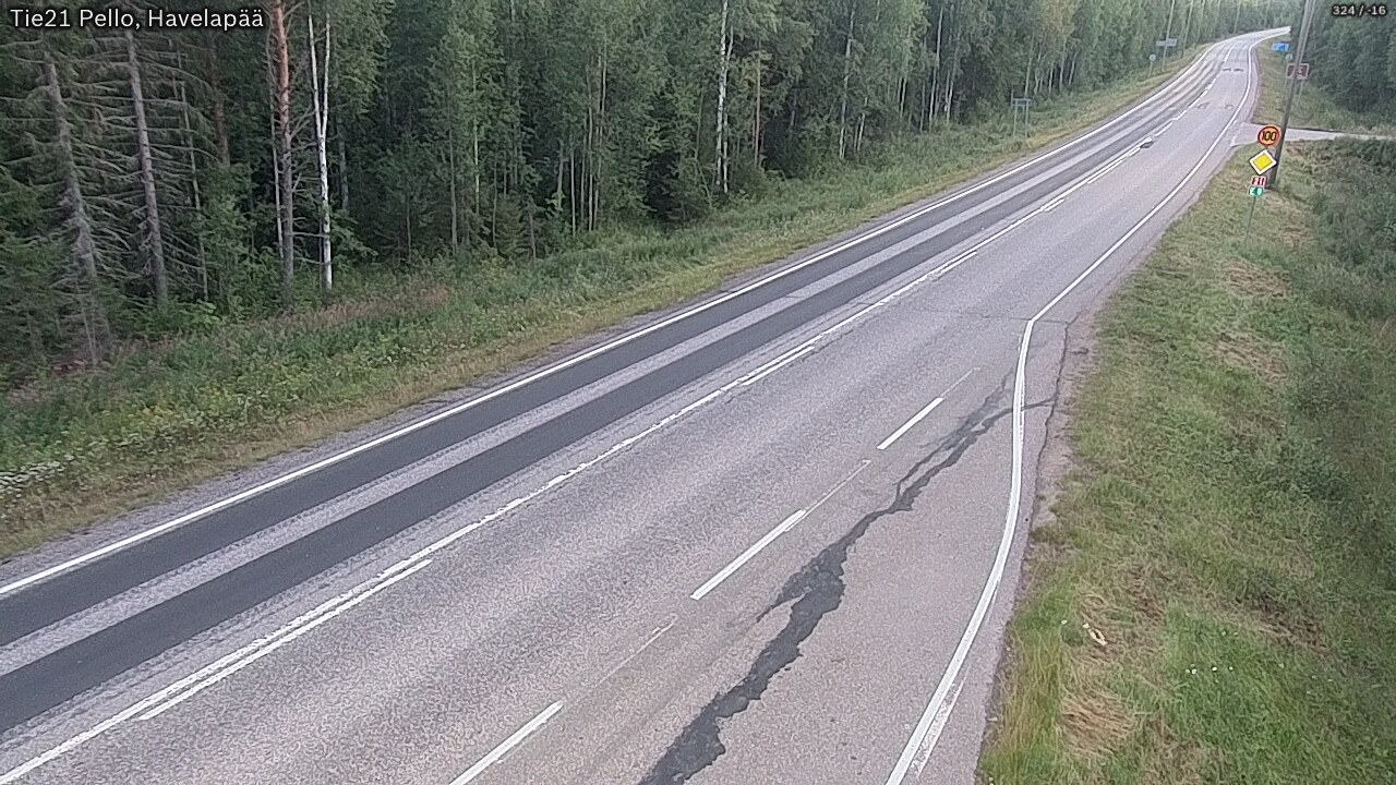 Kelikamerat Kuva Tie 21 Pello, Havelanpää, Pello, Lappi