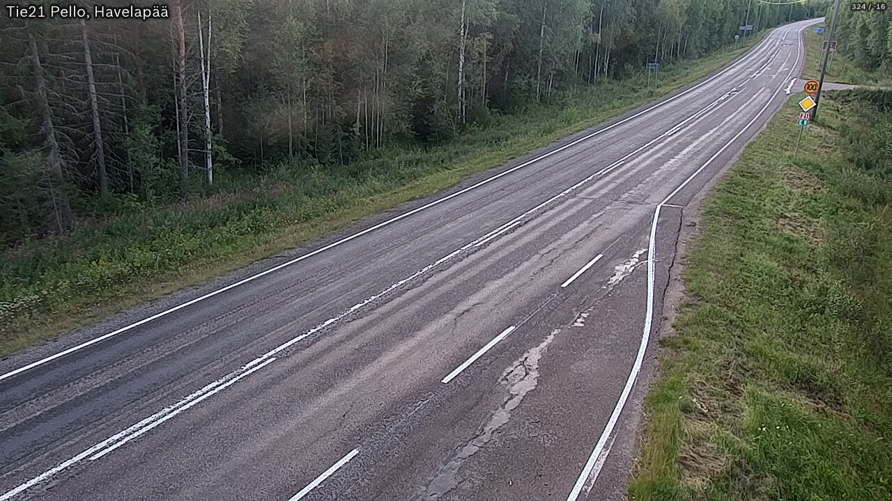 Kelikamerat Kuva Tie 21 Pello, Havelanpää, Pello, Lappi