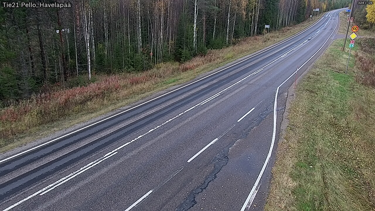 Kelikamerat Kuva Tie 21 Pello, Havelanpää, Pello, Lappi